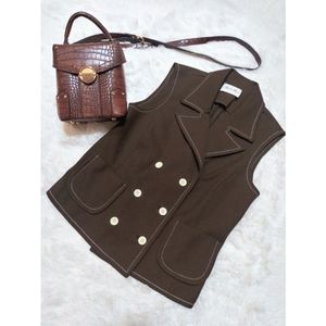 Vintage Double Breasted Vest